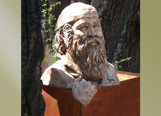 Sculpture Portrait of a Mountain Man
